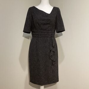White House Black Market Women's Gray Dress
